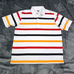Page & Tuttle Mens XL Striped Golf Polo Shirt